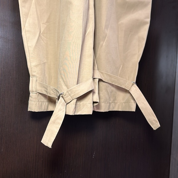 🌟 Zara Khaki / Tan Utility Jumpsuit – Size M – NWOT 🌟 - Picture 7 of 11